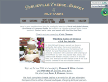 Tablet Screenshot of leslievillecheese.com